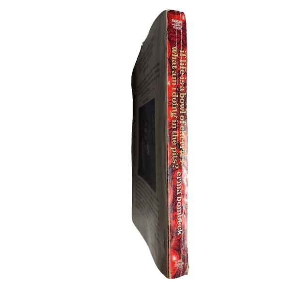 If Life Is A Bowl Of Cherries What Am I Doing In The Pits Softcover Erma Bombeck - Picture 3 of 3